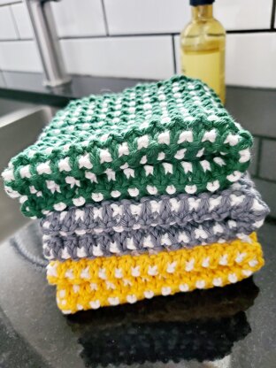 Bi-Colour Dish Cloth