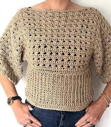 Lace Ribbed Sweater