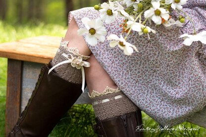 Wrapped in Lace Boot Cuffs