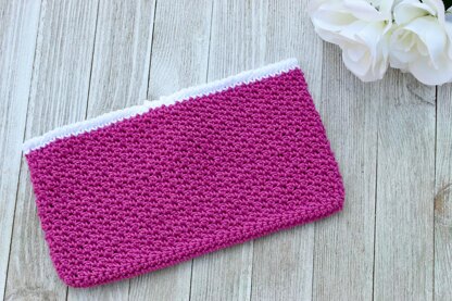 Seed Stitch Clutch Purse