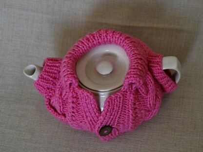 The Blue Tea Cosy knitted Pattern