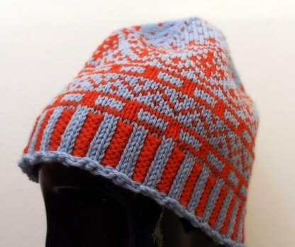 Two Color Fair Isle Hat