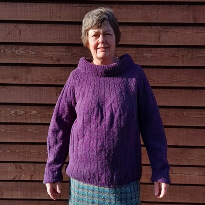 ISOBEL, lady jumper in Shetland wool