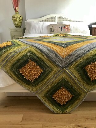 Dandelion Dance Afghan