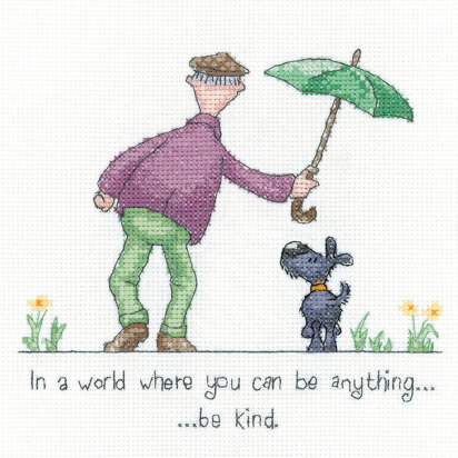 Heritage Be Kind Counted Cross Stitch Kit