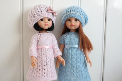 12 inch Doll Dress&Hat