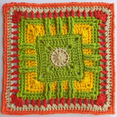 Clarence Granny Square 8"