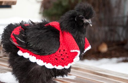 Tunisian Crochet Chicken Sweater