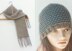 Mosaic Color Work Hat and Scarf