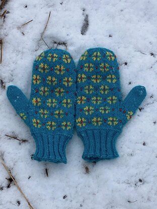 Petit Fleur Mittens