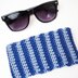 Striped Sunglasses Pouch