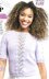 Eyelet Twigs and bobbles Top