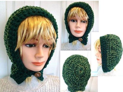 501, Ruby Fitted Hood Hat, crochet pattern