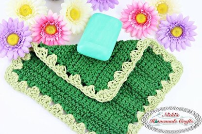 Linked Crochet Washcloth