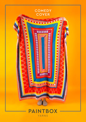 Comedy Cover - Free Crochet Pattern For Home in Paintbox Yarns Wool Mix Aran