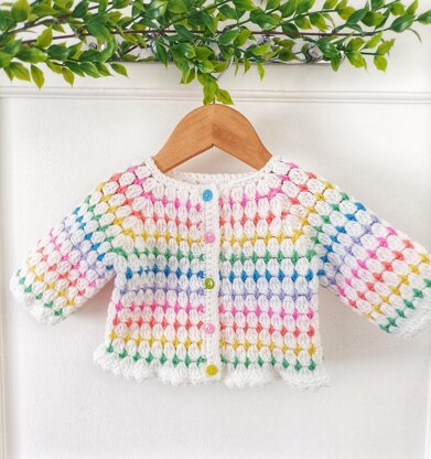 Rainbow Drops Cardigan