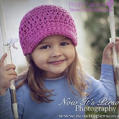 Chunky Newsboy Hat Crochet Pattern 136