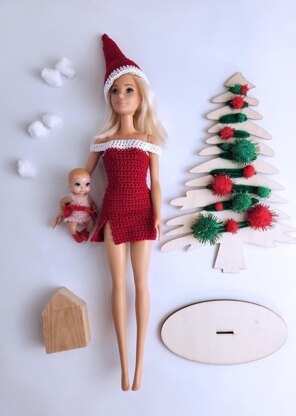 Christmas Outfit for Barbie