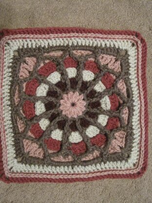 Tangled Web Afghan Block