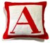 Letter A Pillow