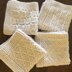 Hand knit dishcloths - set of 4