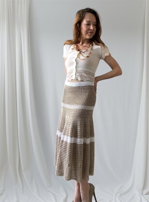Bonica  mesh skirt crochet pattern