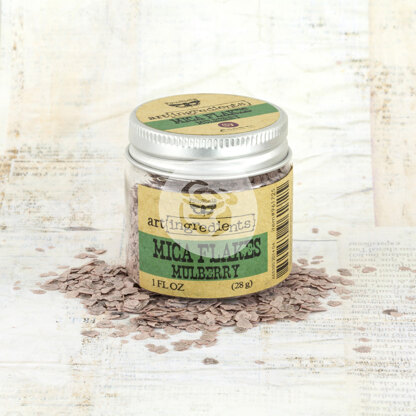Prima Marketing Finnabair Art Ingredients Mica Flakes 1oz - Mulberry
