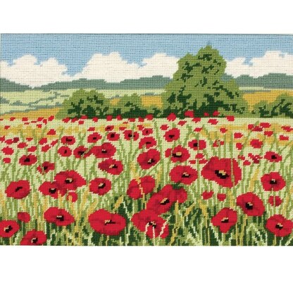 Anchor Poppy Field Tapestry Kit