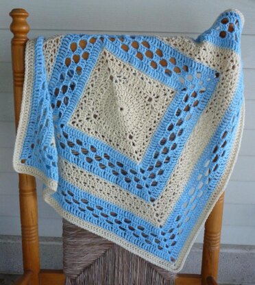 Medallion Crochet Baby Blanket