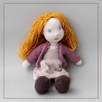 Lola – Waldorf inspired knitted doll