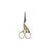 Allary Ultra Fine Embroidery Scissors 3.5in inGold Handle Storkin 