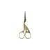 Allary Ultra Fine Embroidery Scissors 3.5in inGold Handle Storkin