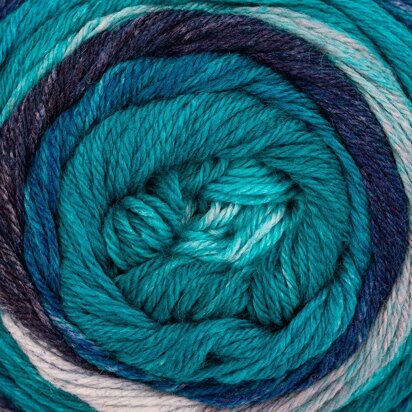 507 – Sport Weight Bouncy – as Yarn or in Kit – Blue Green