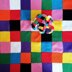 Patchwork rainbow Elmer inspired blanket