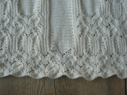 White Softness baby blanket