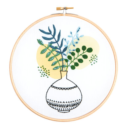 Hawthorn Handmade Vase 1 -  Green Fingers * Embroidery Kit