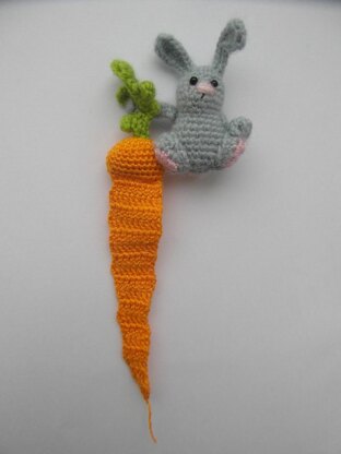 Hungry bunny bookmark