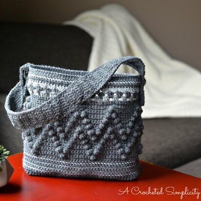 Chevron Bobble Tote Bag