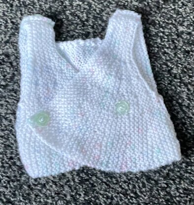 Premature Baby 10in wrap and booties