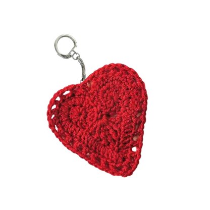 Crochet Earrings or Heart applique