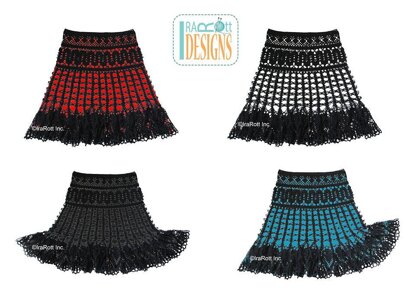 Bruges Crochet Lace Skirt Crochet