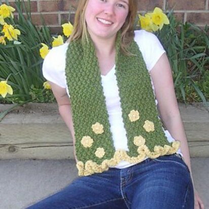 Daisy Ruffle Scarf