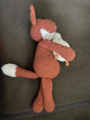 Fox with goose amigurumi