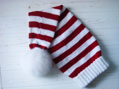 Striped Santa Hat