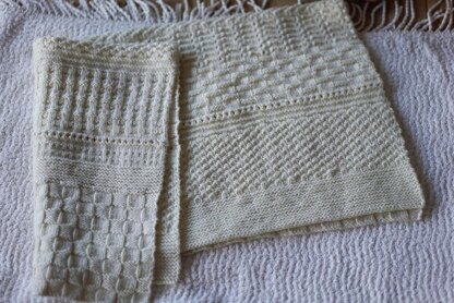 Stitch Sampler Baby Blanket - Bc72