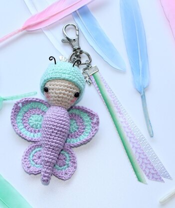 Butterfly keychain