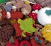 Fall Autumn amigurumi crochet Pumpkin Acorn Chestnut Leaves Maple Leaf Mushroom Pinecone Mouse Hedgehog Squirrel Garland bunting