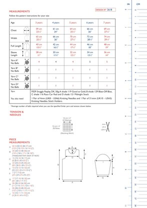 Sirdar 2618 Super Power Sweater in Snuggly Replay PDF