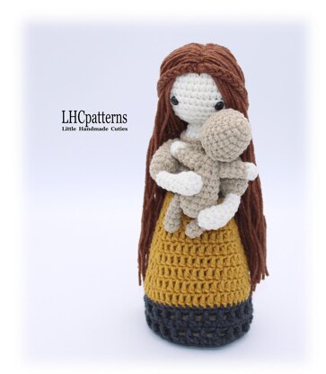 Mother with Baby Crochet Pattern