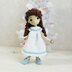 Amigurumi doll pattern, crochet doll, crochet doll with clothes, doll dress, Clara